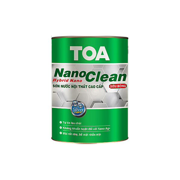 Sơn nước nội thất cao cấp TOA NanoClean siêu bóng (5L) – Tổng kho ...