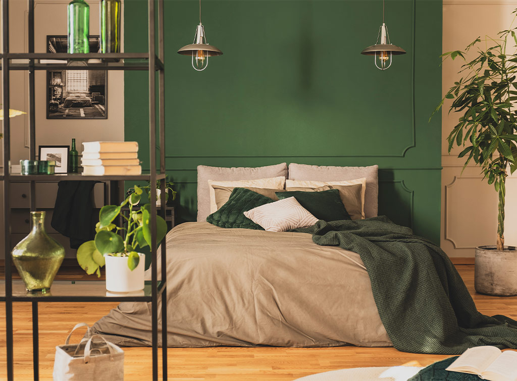 olive green bedroom ideas